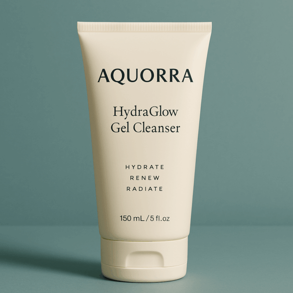 HydraGlow Gel Cleanser A lightweight, sulfate-free daily cleanser infused with sea minerals and vitamin B5. Gently removes impurities without stripping skin, leaving it refreshed, hydrated, and smooth.